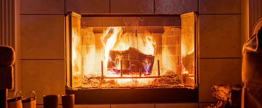 Mendota Hearth Landscape Fireplace Installation in Hazel Dell, Washington