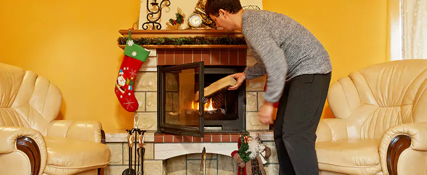 Rusted Metal Fireplace Restoration in Hazel Dell, Washington